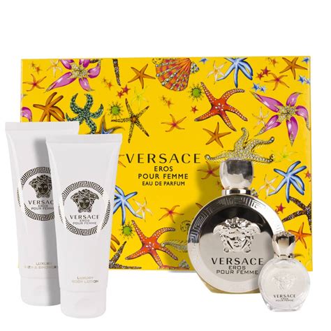 versace eros pour femme 100ml gift set|Versace Eros pour femme exact match.